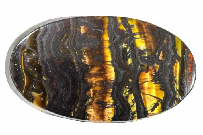 Tiger Iron Stromatolite Oval Cabochon #171317